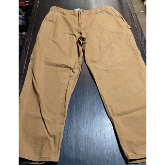 Carhartt Other - Carhartt RN#14806 Cargo Work Utility Carpenter Pants 40x30 Brown Loose Orig Fit